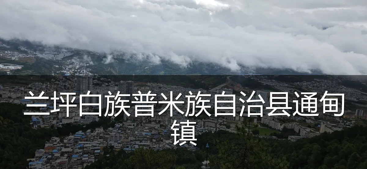兰坪白族普米族自治县通甸镇